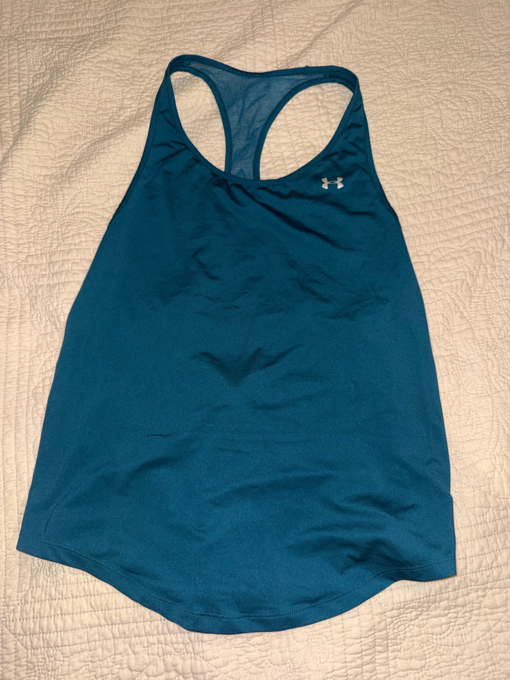 Under Armour Women's Teal Racerback Performance Tank Top